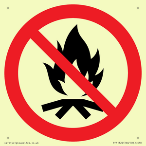 Prohibition: No campfire